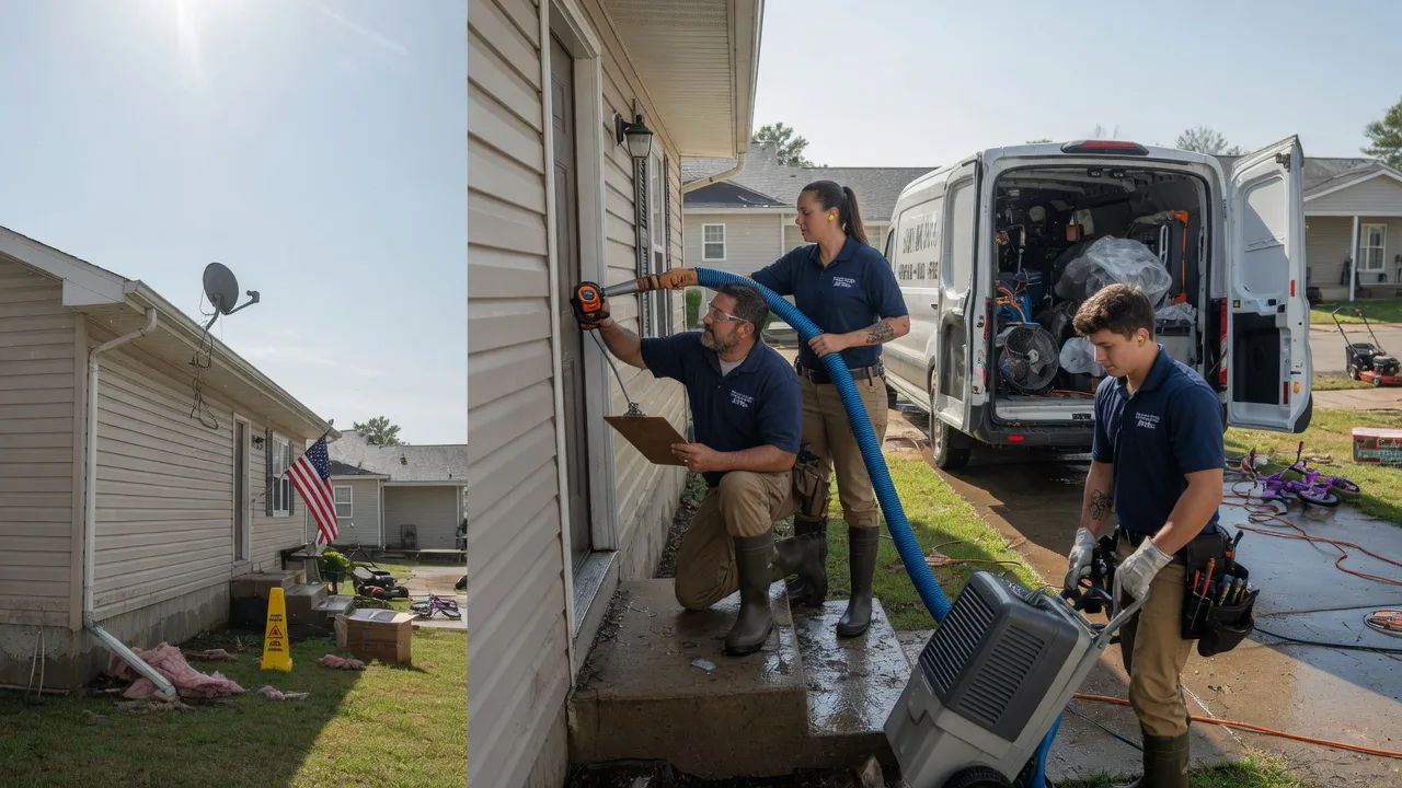 Ceiling Water Damage Restoration in Sandy Hook, VA near me